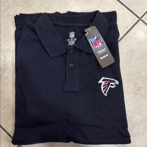 Reebok NFL Atlanta Falcon’s Men's Black Polo Shirt